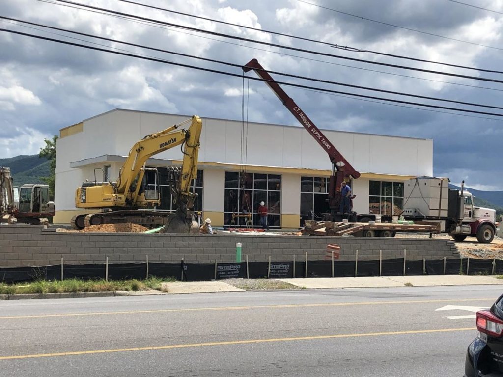 Rocky Mount Realty chipotle under construction